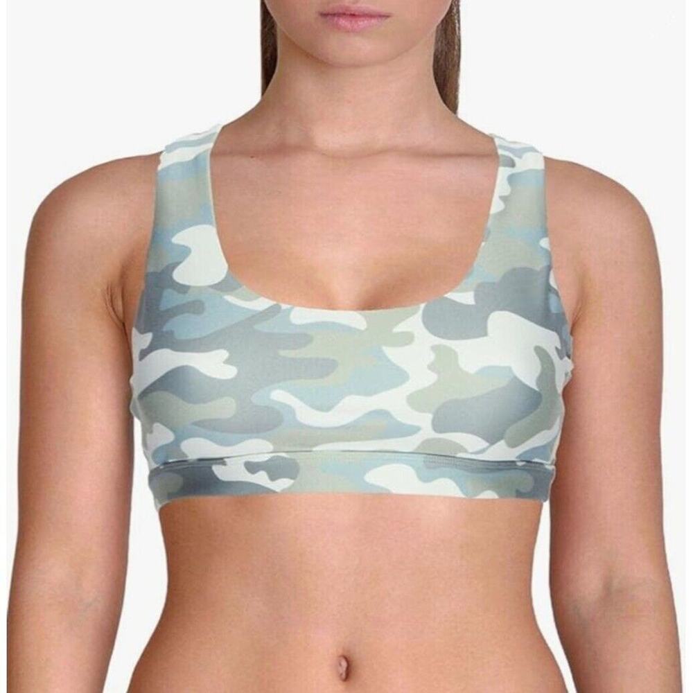 Anthropologie Spiritual Gangster XS Studio Camouflage Fitness Sports Bra